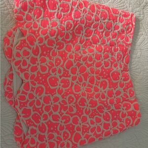 Lilly Pulitzer Pink Floral Mini Skirt